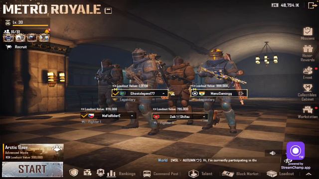 Metro Royale Live Teamcode & Get Free Amazing Loot ✅ - Metro Royale Chapter 18 Метро Рояль смотреть онлайн