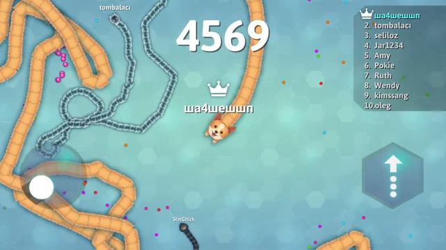 Летсплей игры Snake.io