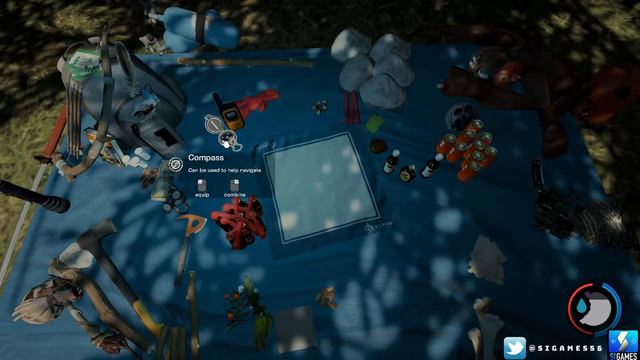 Let's Play The Forest - How To Find Map Torch Compass Katana Chainsaw Climbing Axe Locations - Ep7 смотреть онлайн