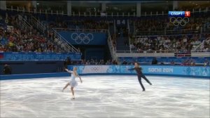 Фигурное катание, Короткая программа,Татьяна Волосожар  Максим Траньков 6 02 2014