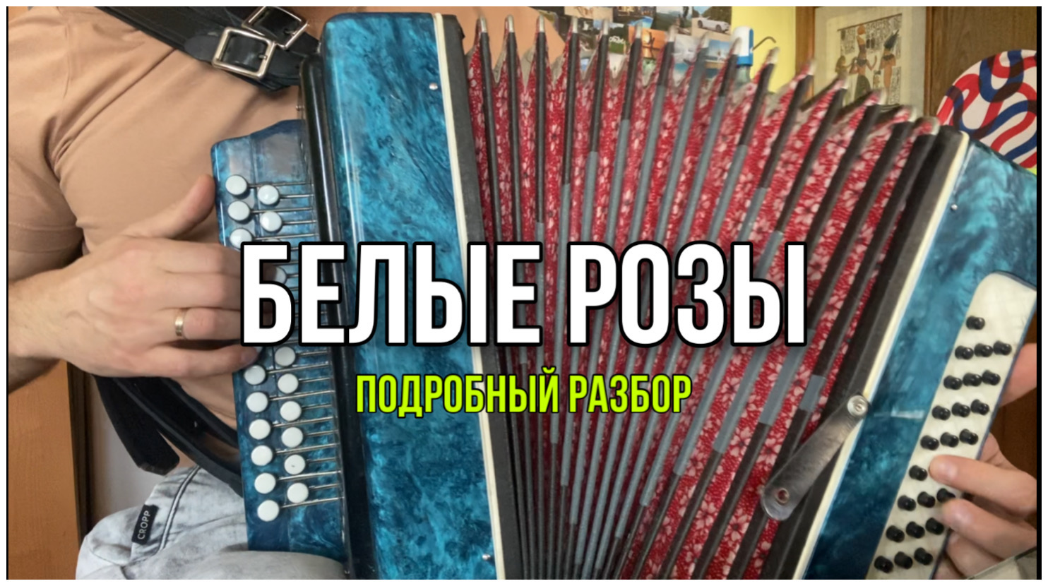 БЕЛЫЕ РОЗЫ подробный разбор на гармони.MOV смотреть онлайн