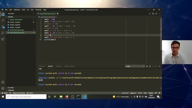 #8 Operadores de atribuição do Python 3 смотреть онлайн