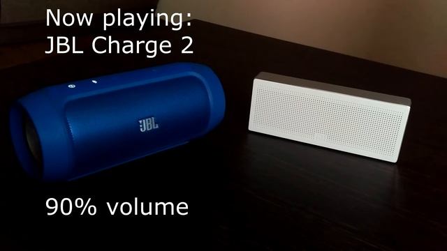 Sound Compare Xiaomi Square Box vs JBL Charge 2 test смотреть онлайн