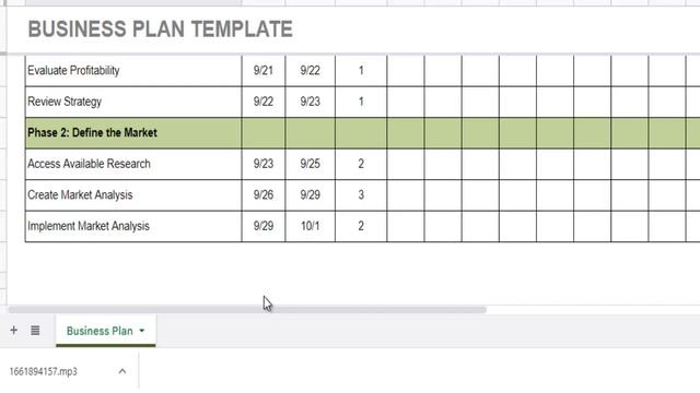 BUSINESS PLAN TEMPLATE EXCEL смотреть онлайн