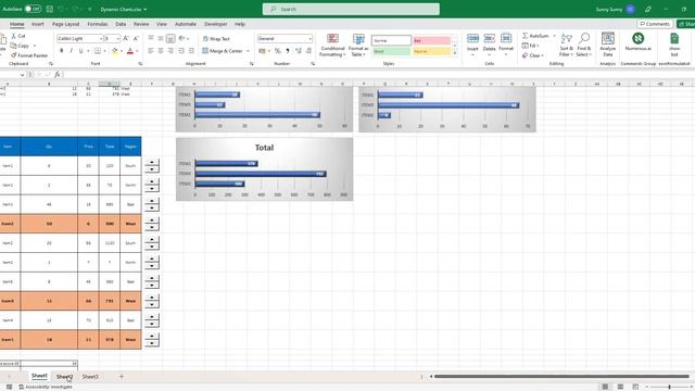 Dynamic Charts xlsx Excel 2023 смотреть онлайн