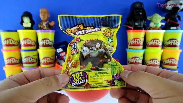 GIANT KYLO REN Surprise Egg Play Doh Star Wars Toys Minions Minecraft Avengers New HD ❤❤ смотреть онлайн