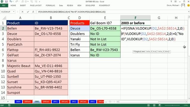 Excel Magic Trick 990: VLOOKUP returns Zero and #N/A, What To Do? смотреть онлайн
