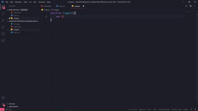 Animated Responsive Landing Page Website using HTML, CSS and GSAP | Light to Dark Mode Web смотреть онлайн