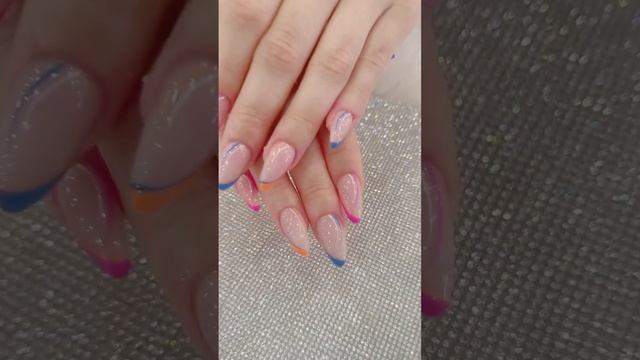 Neon bright nails design #nailartdesigns #nailart #youtubeshorts #youtube #nailstyle #nail смотреть онлайн