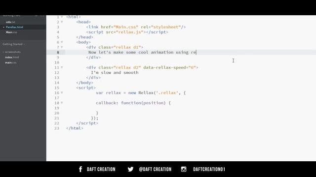 Parallax Effect | Use rellax.js | CSS - JavaScript Tutorial смотреть онлайн