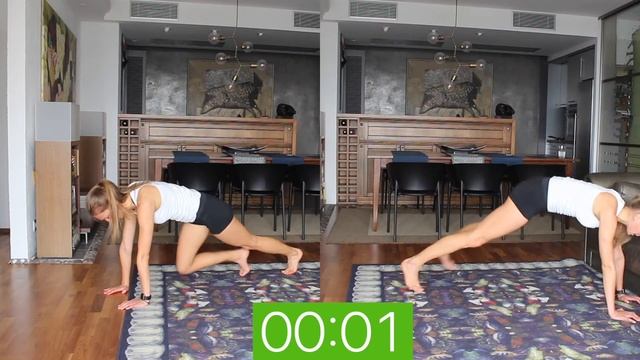Домашнее кардио для ВСЕХ // Подходит новичкам // HIIT #11 / Beginners friendly смотреть онлайн