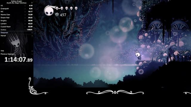 Hollow Knight Speedrun Any% 2:28:09 смотреть онлайн