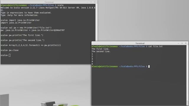 Writing Files (in Scala) смотреть онлайн