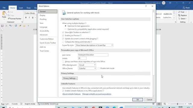 ms word thems change kaise karen // how to change microsoft word theme color// ms word dark mode смотреть онлайн