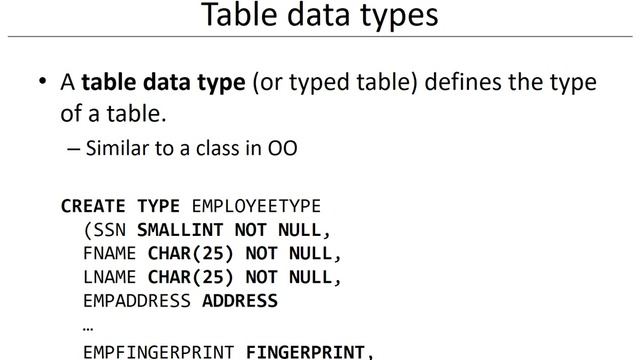 Chapter 9 Extended Relational Databases смотреть онлайн