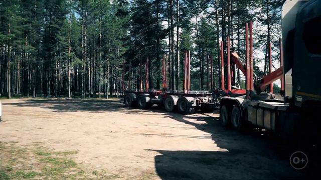 Сортиментовоз Scania R520. Обучение водителей