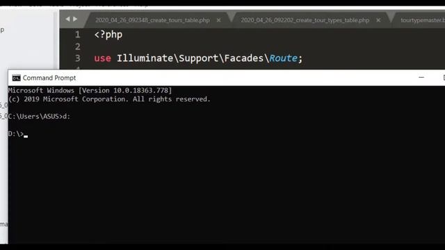 Laravel Tutorial for beginners - Insert a record into Table of MySQL database смотреть онлайн