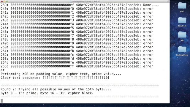 Hacking Demo - Padding Oracle Attack смотреть онлайн