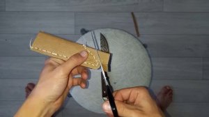 Простые НОЖНЫ (чехол) для ножа своими руками