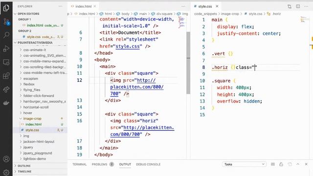 Cropping an image using css смотреть онлайн