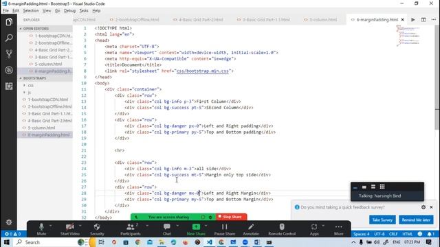 11-Margin in bootstrap смотреть онлайн