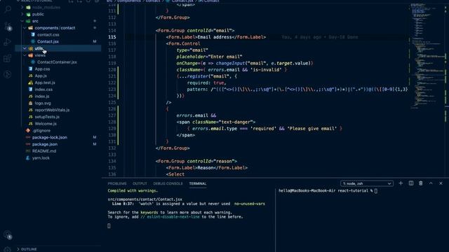 #19 React Basic to Pro Bangla Video Tutorial Form Handling Part 2 - Form Validation in React JS смотреть онлайн