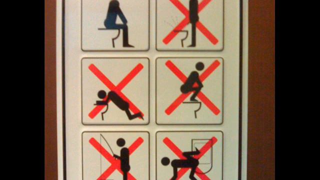 Toilet Instructions In Russian