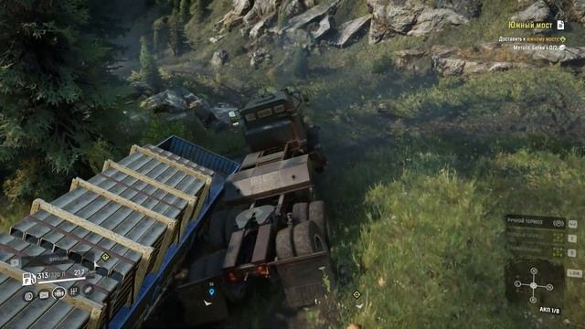 Ремонт южного моста/Висконсин(США)/Гайд/SnowRunner 2021 смотреть онлайн