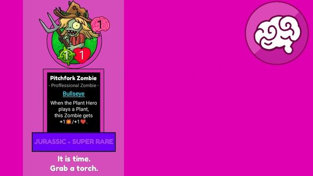 Plants Vs Zombies Heroes - Brainy Cards For Set 5 (Ideas) смотреть онлайн