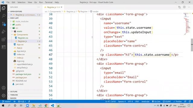 13 Form Binding In ReactJS Part-2 смотреть онлайн