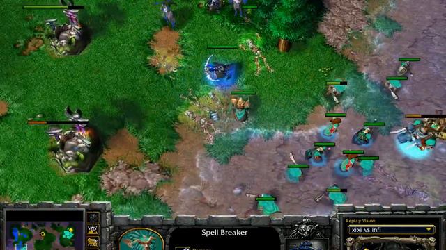 Infi (HU) vs Xixi (NE) - G1 - WarCraft 3 - WC986 смотреть онлайн
