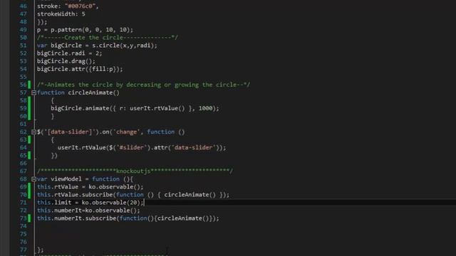 KnockoutJS connecting SnapSVG and Zurb Slider смотреть онлайн