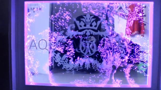 Монтаж вихревой монопанели в барной стойке. Installation of a vortex bubble wall in a bar counter. смотреть онлайн