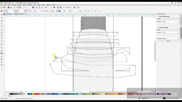 how to make realistic 3d complicated bottle pack in coreldraw x8 смотреть онлайн