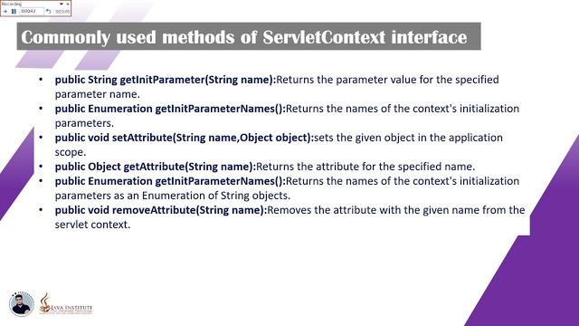 How to use Servlet Context | Web Component Development I | JAVA INSTITUTE FOR ADVANCED TECHNOLOGY смотреть онлайн