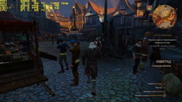 G4560+GTX970, The Witcher 3 смотреть онлайн