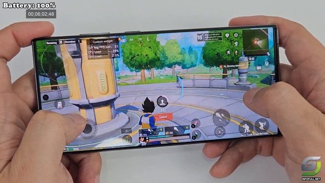 Samsung Galaxy S23 Ultra test game PUBG Mobile Dragon Ball Mode Max Settings смотреть онлайн