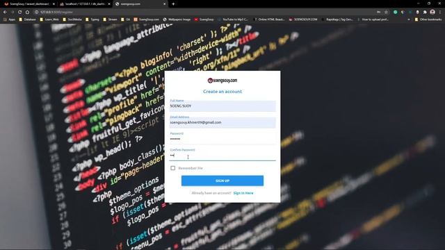 Sign in Sign up | dashboard template version 9 in Laravel смотреть онлайн