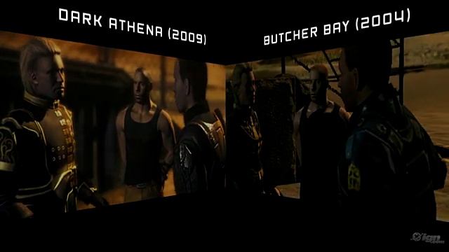 The Chronicles of Riddick Assault on Dark Athena Butcher Bay 2004 vs 2009 Comparison (HQ) смотреть онлайн