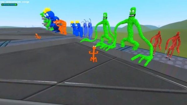 ВСЕ СЕРИИ РАДУЖНЫХ ДРУЗЕЙ В ГАРРИС МОД! РАДУЖНЫЕ ДРУЗЬЯ! RAINBOW FRIENDS В Garry`s Mod
