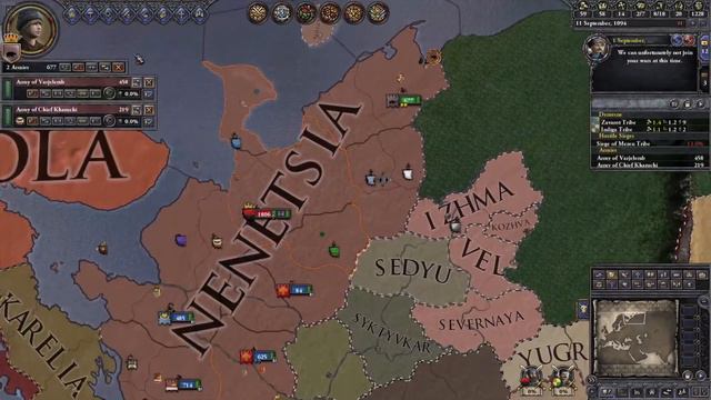 CRUSADER KINGS 2. НЕНЕЦКОЕ КОРОЛЕВСТВО #3 смотреть онлайн