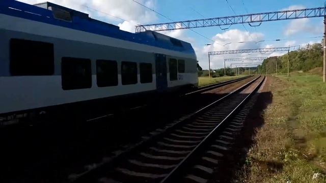 ЭПр-008 с рейсом №718Б Минск-Гомель. смотреть онлайн