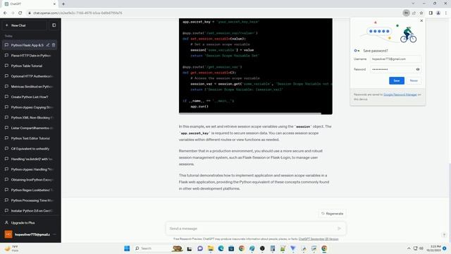 What is the Python equivalent of application session scope variables смотреть онлайн