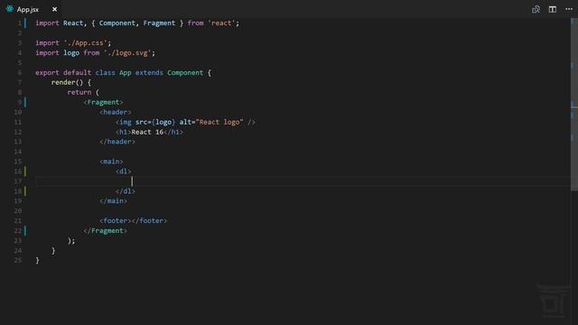 Фрагменты в React смотреть онлайн