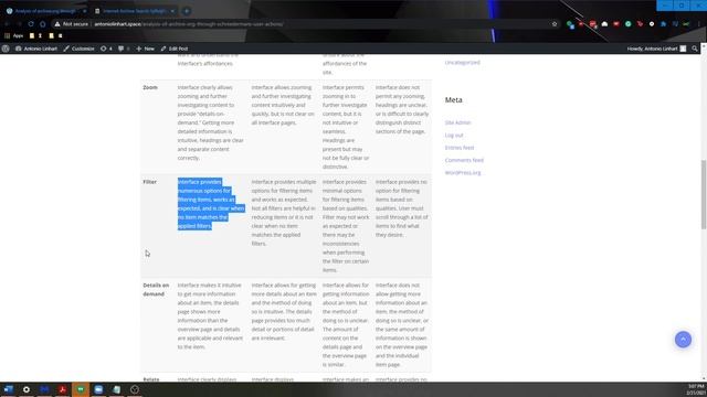 Interface analysis of Archive.org смотреть онлайн