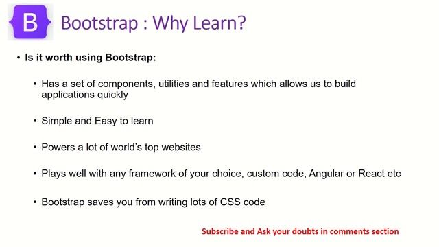 Bootstrap 5 Tutorial For Beginners #1 - Introduction смотреть онлайн