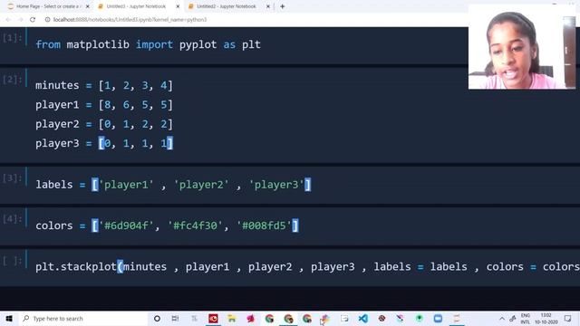 #4 Matplotlib tutorials - Stack Plots/area plot using matplotlib library - python for data science смотреть онлайн