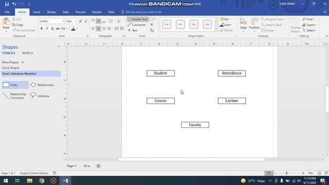How to create ER diagram using Microsoft Visio смотреть онлайн