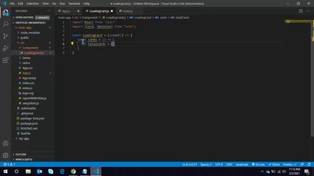 Implement Skeleton Loader with React using API смотреть онлайн