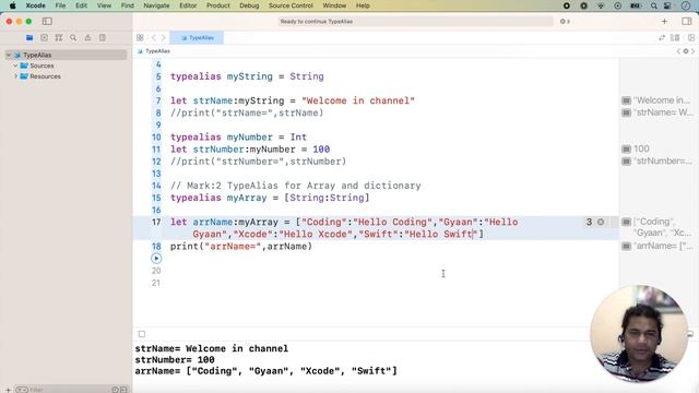 Swift - How to use typealias | Swift 5.7, Xcode 14 смотреть онлайн